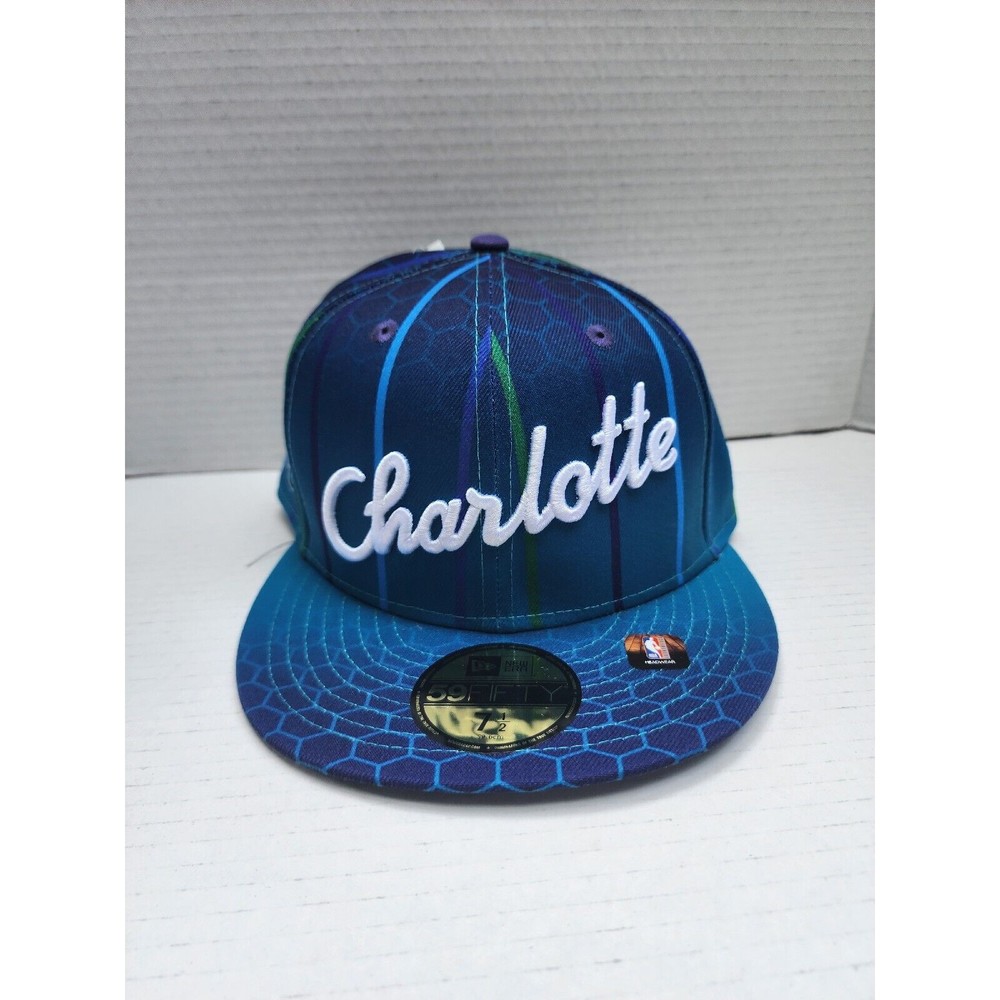 CHARLOTTE HORNETS 2023 OFFICIAL NBA NEW ERA 9FIFTY CITY EDITION FITTED HAT 7 1/2